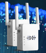Ultra Range X (2-Pack) Top-Rated Wi-Fi Extender & Booster